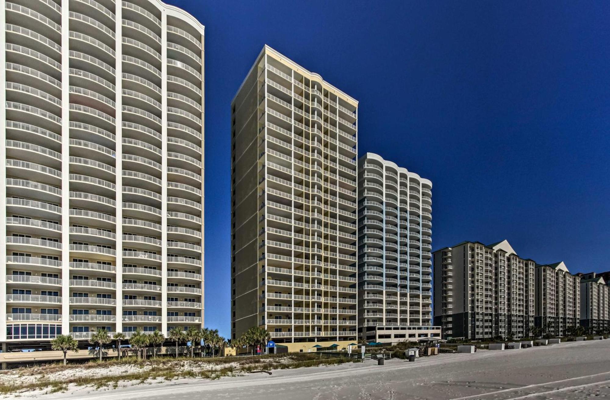 Beachfront Condo With Resort Amenities And Ocean Views Panama City Beach Exterior photo